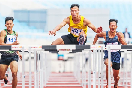 Giữa thời điểm dịch, Việt Nam vẫn tổ chức thành công Giải vô địch điền kinh quốc gia 2020. Ảnh: VY VŨ (Congannhandan)