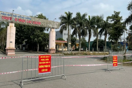 Khu đô thị Việt Mỹ, nơi xuất hiện những ca dương tính với virus SARS-CoV-2 đầu tiên của huyện Cẩm Giàng.