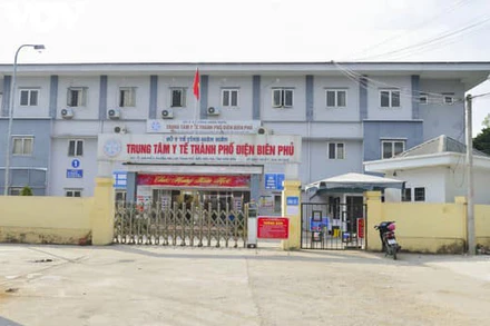 Trung tâm y tế TP Điện Biên Phủ làm bệnh viện dã chiến.