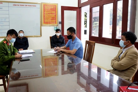  Các trường hợp vi phạm quy định phòng, chống dịch tại cơ quan công an 