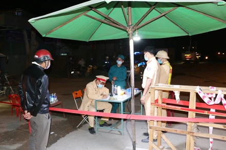 Chốt kiểm soát phòng chống dịch ở Gia Lai.