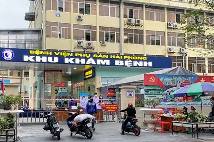 Tình trạng phong tỏa tại Bệnh viện Phụ sản Hải Phòng sẽ được dỡ bỏ từ ngày 9-2.