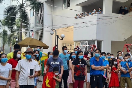 Dỡ bỏ phong tỏa tại chung cư Ehome 4 ở TP Thuận An.