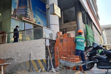 Công trình 115 phố Trần Hưng Đạo. Ảnh: VNN