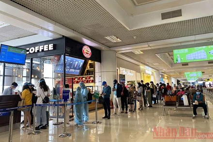 Du khách vẫn lựa chọn nghỉ Tết tại khu vực phía nam không có dịch. 