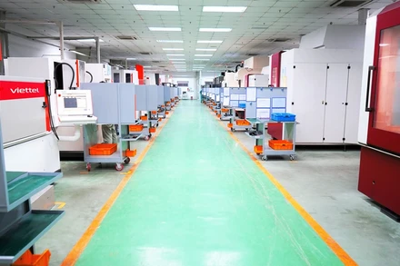 Dây chuyền sản xuất tại Công ty Thông tin M3.