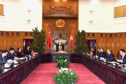 Thủ tướng Nguyễn Xuân Phúc tiếp Bộ trưởng Công an Trung Quốc