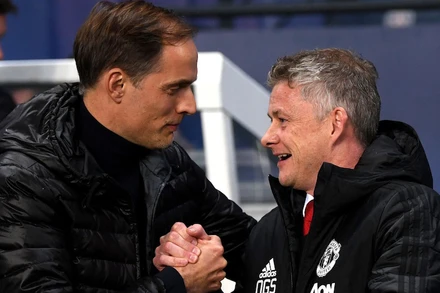 Thomas Tuchel đã bốn lần chạm trán MU, với thành tích thắng hai, thua hai. (Ảnh: Getty Images) 