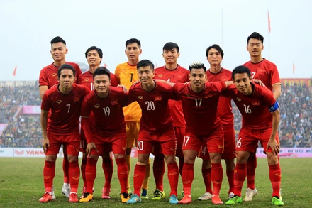 ĐT Việt Nam giữ vị thế số 1 Đông - Nam Á trên BXH FIFA. (Ảnh: VFF)