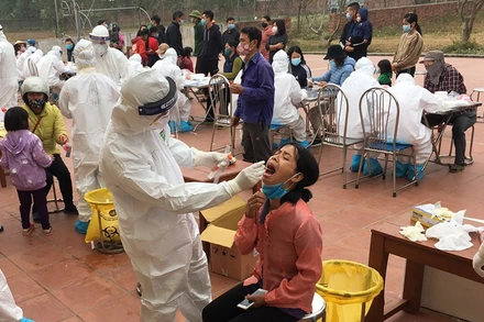 Việc lấy mẫu xét nghiệm diện rộng đang được đẩy mạnh ở Hải Dương.