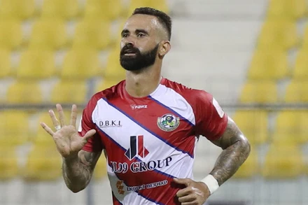 Tiền đạo Guilherme. (Ảnh: New Straits Times)