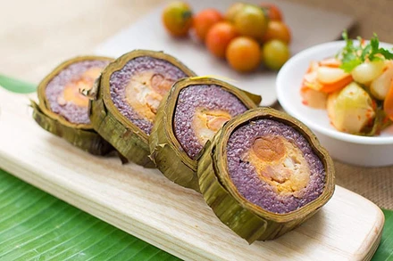 Lá chuối gói xuân