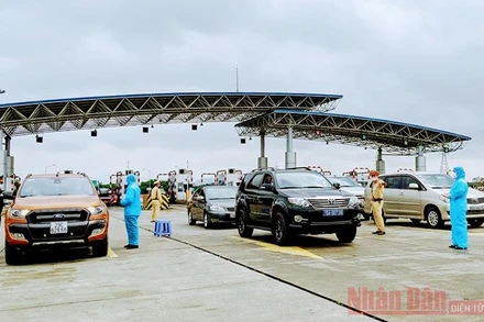 Các chốt kiểm soát dịch bệnh Covid-19 liên ngành của TP Hải Phòng trên cao tốc Hà Nội - Hải Phòng sẽ dừng hoạt động