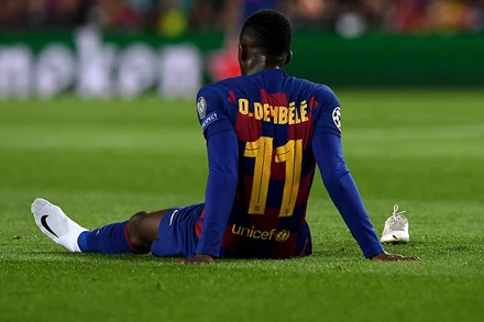 105 triệu chi ra cho Dembele, Barca chỉ thu về nỗi thất vọng. (Ảnh: Getty Images) 