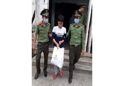 Đối tượng Ngô Công Trứ bị bắt tạm giam về tội “Hoạt động nhằm lật đổ chính quyền nhân dân”. (Ảnh do Công an Phú Yên cung cấp)