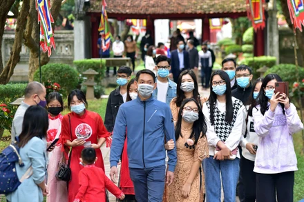 Hội Xuân Văn Miếu thực hiện nghiêm quy định phòng dịch