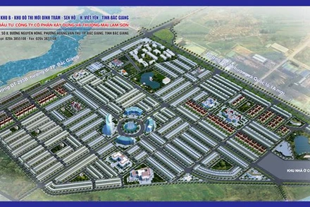 Phối cảnh dự án KĐT Đình Trám – Sen Hồ.