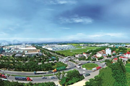 Một góc Khu công nghiệp Bình Xuyên, Vĩnh Phúc.