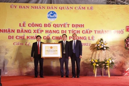 Di chỉ khảo cổ Chăm Phong Lệ (Đà Nẵng) trở thành Di tích cấp thành phố.