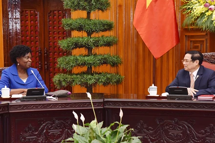 Thủ tướng Chính phủ Phạm Minh Chính tiếp bà Victoria Kwakwa, Phó Chủ tịch WB phụ trách khu vực Đông Á và Thái Bình Dương.