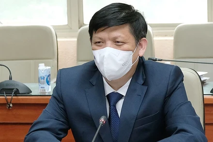 GS, TS Nguyễn Thanh Long, Bộ trưởng Y tế. (Ảnh: TRẦN MINH)