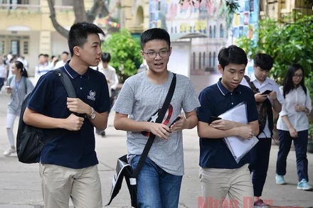 Thí sinh Kỳ thi lớp 10 (Ảnh minh hoạ: THUỶ NGUYÊN)