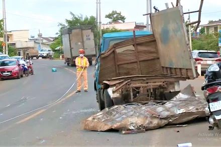 Hiện trường vụ tai nạn