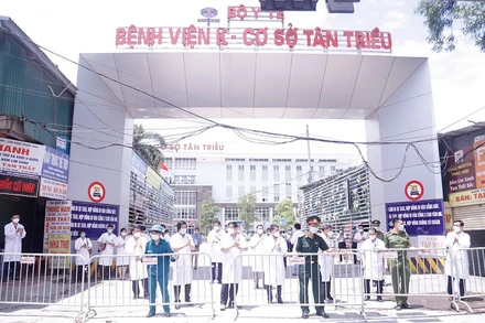Bệnh viện K gỡ bỏ phong tỏa sáng 14-6. 
