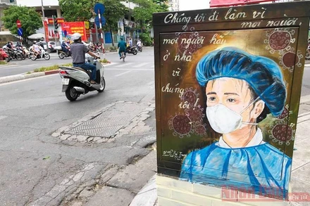 Khi các bốt điện cũng tuyên truyền phòng, chống Covid-19