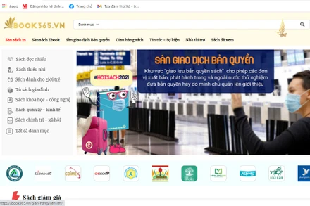 GIao diện Hội sách online.
