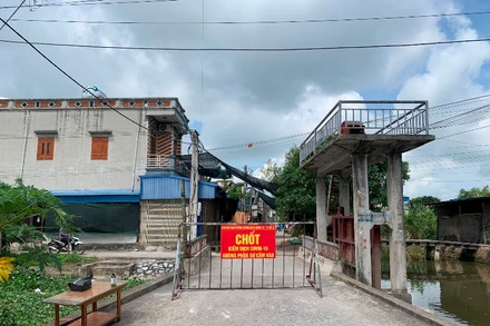 Tổ dân phố Tây Kênh, thị trấn Cổ Lễ, huyện Trực Ninh (Nam Định), nơi đã được dỡ bỏ phong tỏa vừa ghi nhận một ca tái dương tính với SARS-CoV-2 sau khi khỏi bệnh.