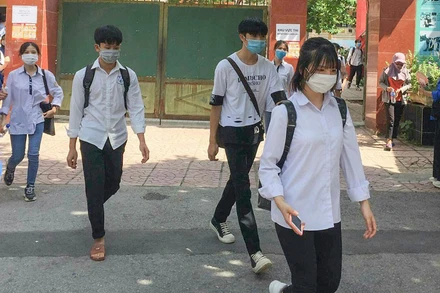 Các thí sinh thi vào lớp 10 phải tuân thủ nghiêm các quy định về phòng, chống dịch Covid-19.