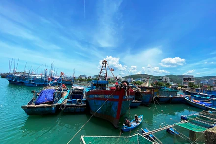 Phường Phổ Thạnh có cảng cá Sa Huỳnh là nơi có số lượng tàu thuyền nhiều nhất thị xã Đức Phổ. Hiện có hơn 1.300 tàu thuyền với 7.550 lao động ; trong đó 1.079 tàu đánh bắt xa bờ. Hiện 350 tàu đang neo cập cảng, không ra khơi thực hiện phong tỏa, cách ly theo Chỉ thị 16/CT-TTg.