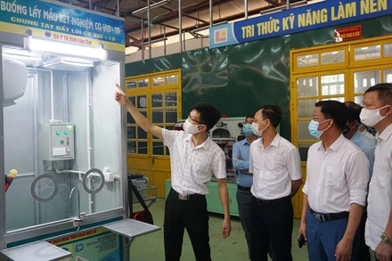 Hai ca-bin lấy mẫu xét nghiệm Covid-19 sẽ được lắp đặt và vận hành tại Cửa khẩu quốc tế Kim Thành và chốt kiểm dịch 237, cao tốc Nội Bài-Lào Cai.