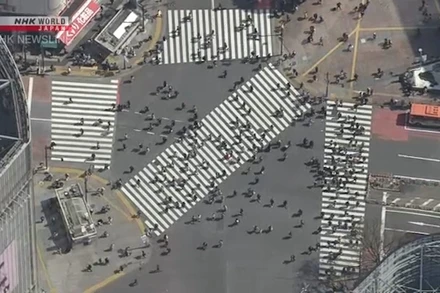 Nhật Bản tiếp tục suy giảm dân số nhưng tốc độ suy giảm chậm hơn. (Ảnh: NHK)