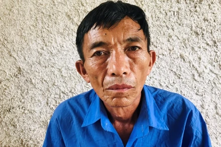 Đối tượng Vàng A Phừ bị bắt giữ.