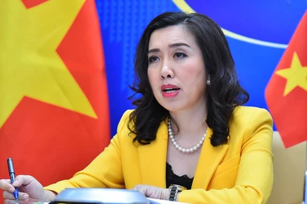 Người phát ngôn Bộ Ngoại giao Lê Thị Thu Hằng. (Ảnh: Bộ Ngoại giao)