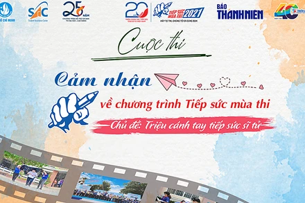 Cuộc thi cảm nhận “Tiếp sức mùa thi - Triệu cánh tay tiếp sức sĩ tử” sẽ kéo dài tới ngày 10-7.