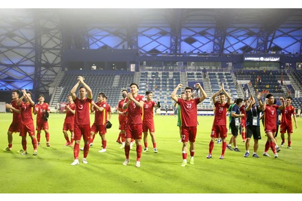 Đội tuyển quốc gia Việt Nam. (Ảnh: VFF)