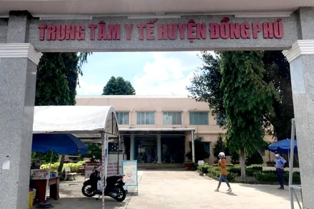 Trung tâm y tế huyện Đồng Phú, nơi bà Thái Thị Mỹ Hạnh làm việc trước khi bị kỷ luật.