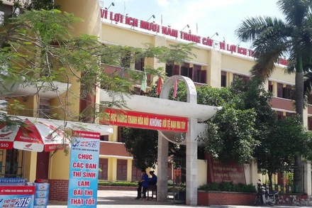 Trường THPT Đào Duy Từ ở TP Thanh Hóa.