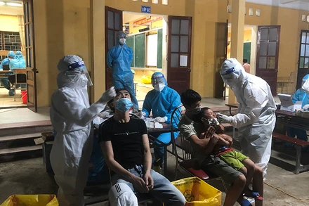 Bắc Ninh xét nghiệm SARS-CoV-2 toàn dân trên địa bàn huyện Quế Võ