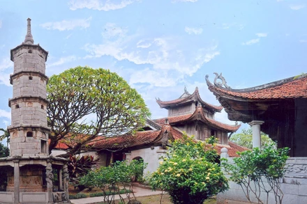 Chùa Bút Tháp. Ảnh: trang disanvanhoathuanthanh.vn