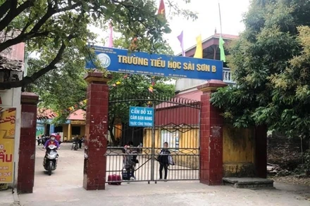 Trường tiểu học Sài Sơn B. (Ảnh: IT)