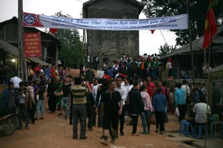 Chợ tình Khau Vai. Ảnh: NDĐT