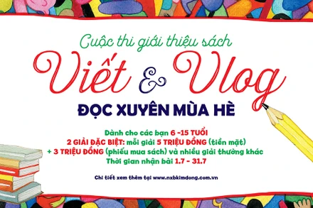 Poster cuộc thi. Ảnh: NXB Kim Đồng.
