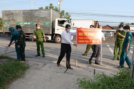 Tiền Giang dỡ điểm phong tỏa đầu tiên