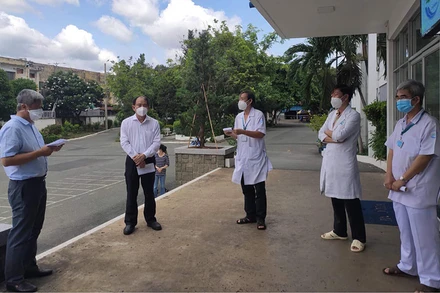 Bệnh viện Bệnh Nhiệt đới TP Hồ Chí Minh triển khai các biện pháp ứng phó khi dịch tấn công vào bệnh viện.