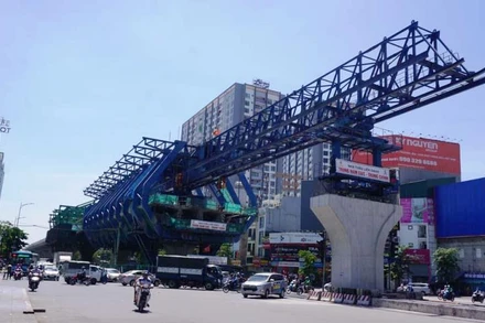 Đường Vành đai 2 trên cao và dưới thấp đang được đẩy nhanh tiến độ.