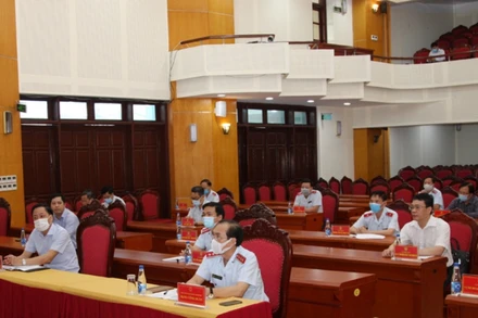 Thanh tra Chính phủ họp giao ban năm tháng đầu năm. (Ảnh: CTV)